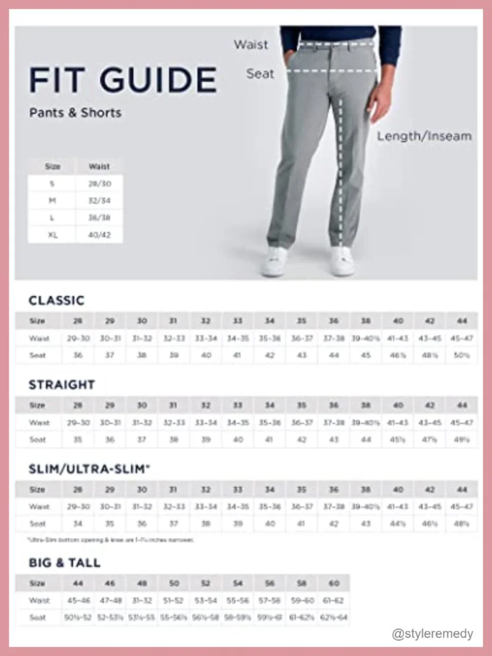 Men's Slim Fit Stretch Casual Slacks, Machine Washable Office Pants